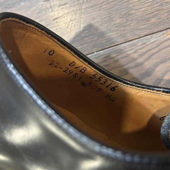 Johnston & Murphy Melton black dress shoes sz 10 main image 8